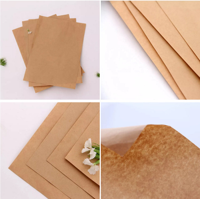 Biodegradable 500gsm Heavy Duty Brown Kraft Paper Roll 50gsm Gift Wrapping