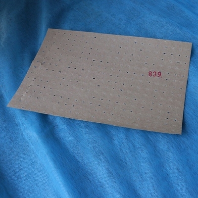 Triangular Perforated Kraft Paper Cover 120gsm Brown Packaging Roll