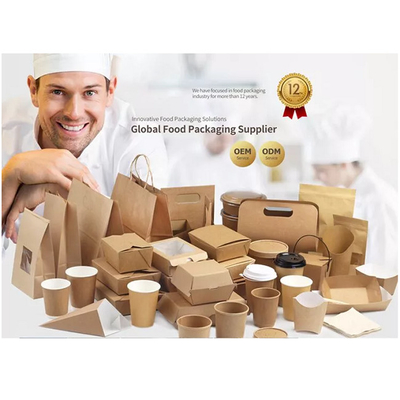72" Custom Printed Kraft Wrapping Paper Uncoated 60" Brown Cardboard