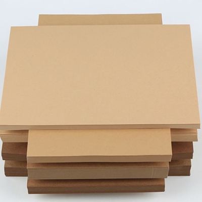 500gsm Kraft Wrapping Paper Solid Design Brown Yellow White Blue Smooth Surface