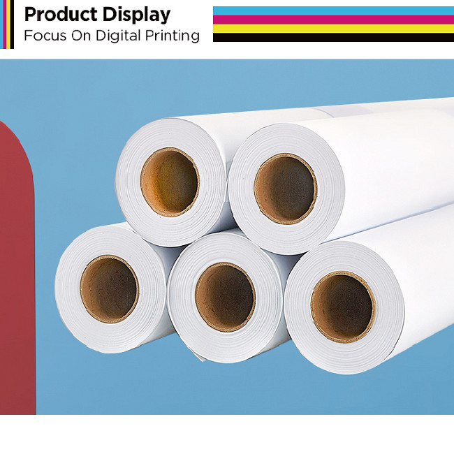 40gsm 72'' Width Printable Heat Transfer Paper For Fabrics Sublimation Transfer Paper